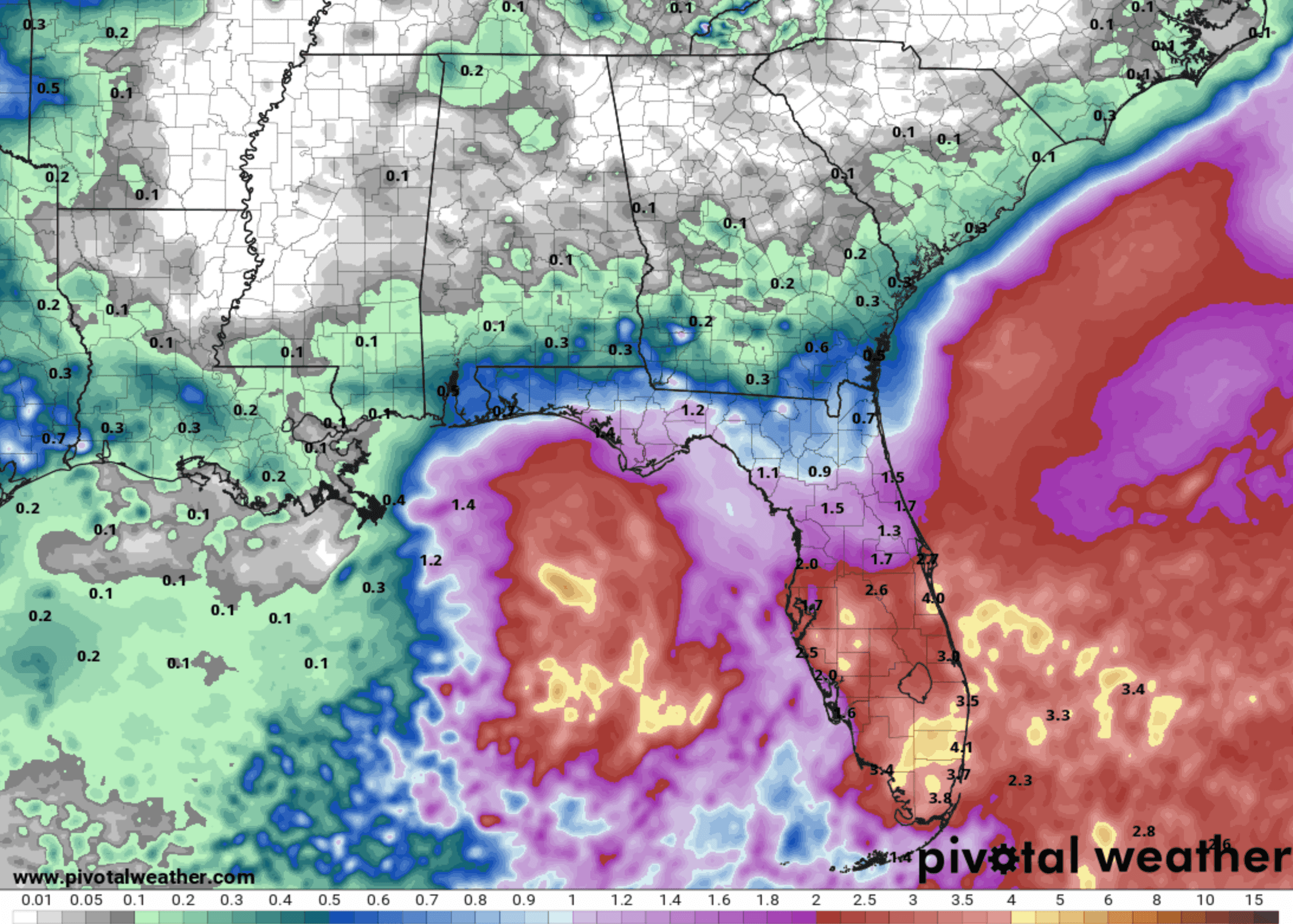 7-Day Rainfall Forecast