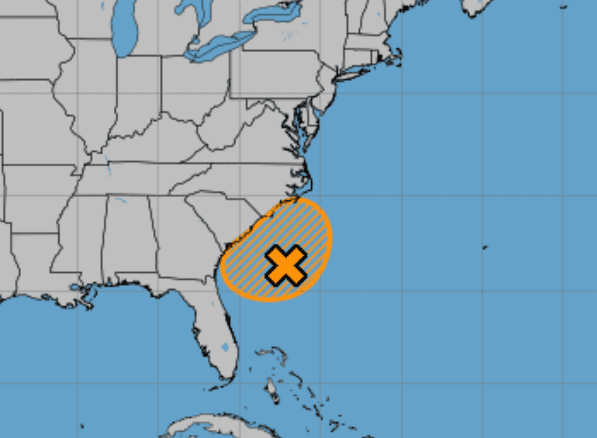 Low pressure the NHC is monitoring