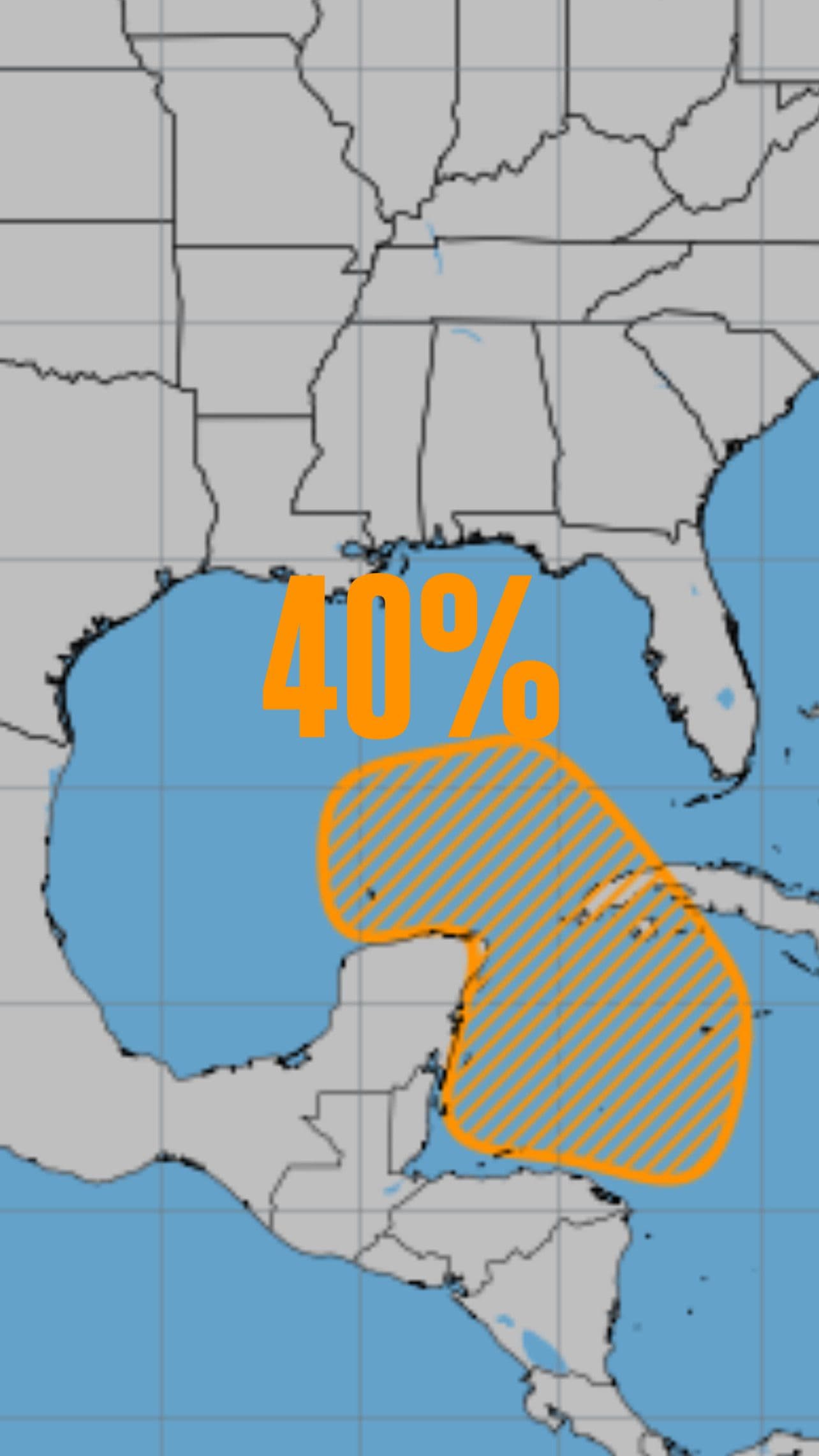 NHC forecast over the next 7 days