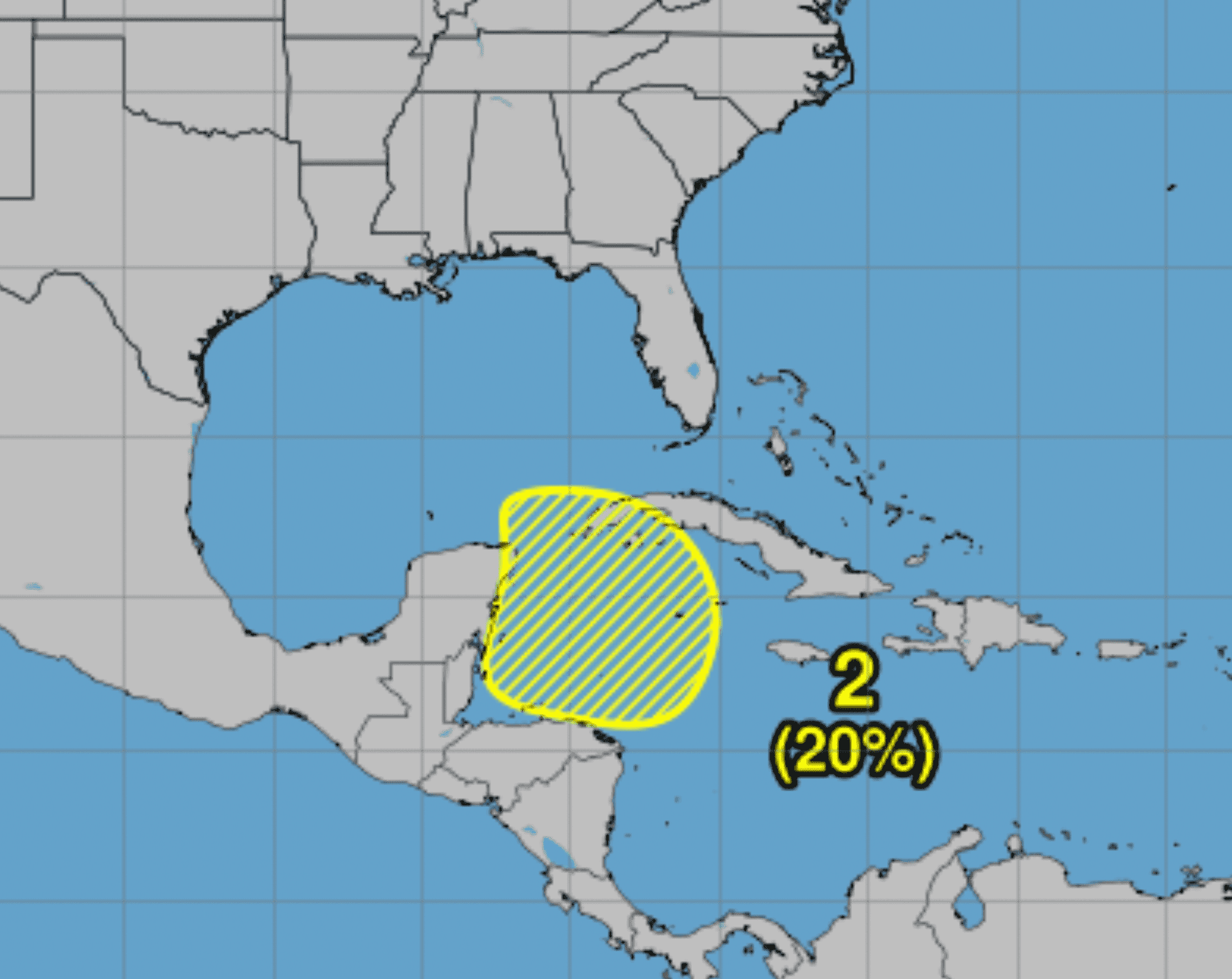 National Hurricane Center forecast