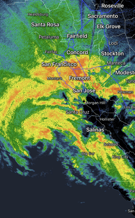 Radar Tuesday morning