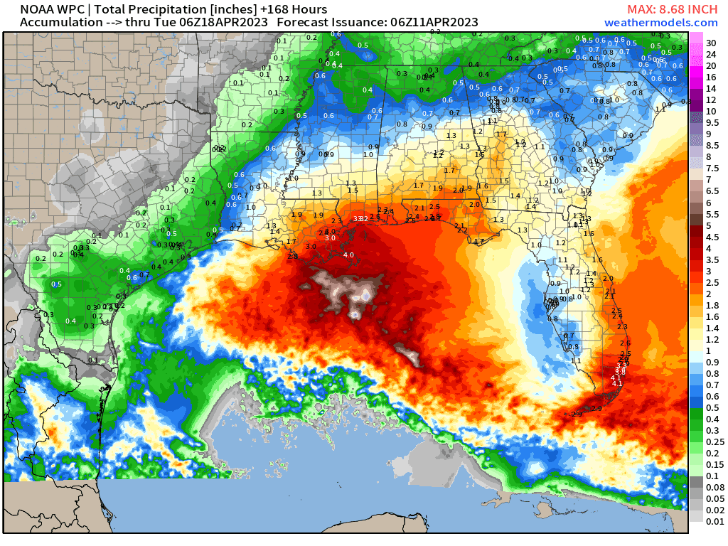 Rainfall forecast