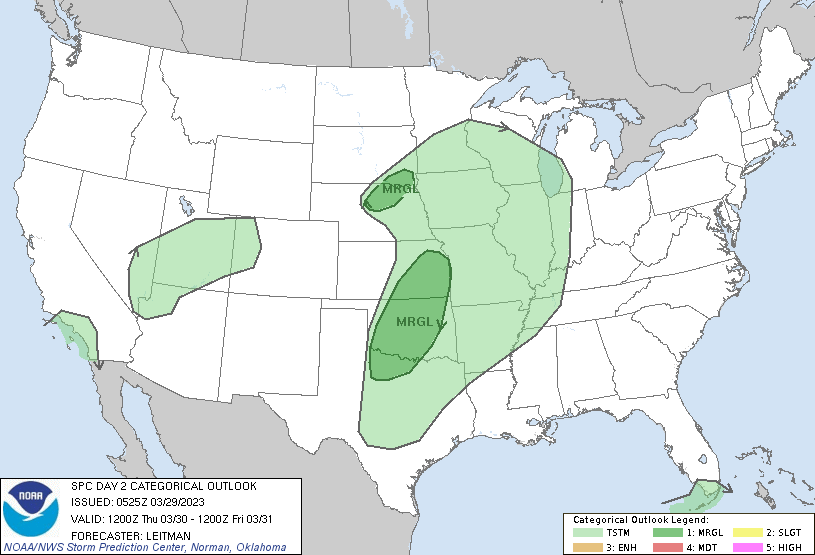 Thursday severe risk