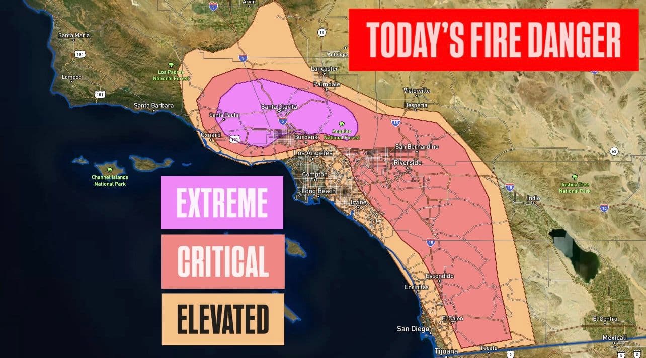 Today's fire risk