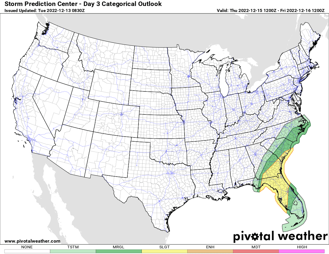 Thursday's severe risk