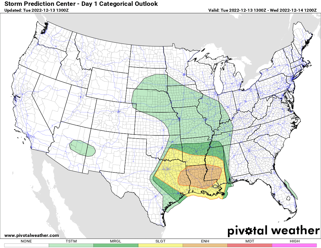 Tuesday's severe risk